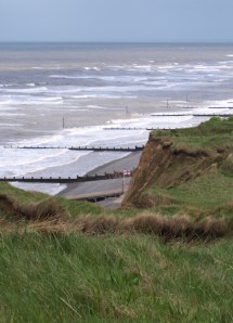 Groynes at Sheringham, Ruth's Coastal Walk