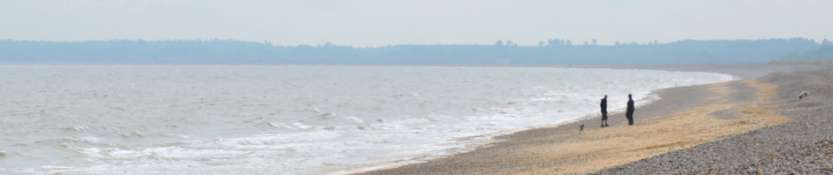 Beach at Walberswick - Shingle on Ruth's coastal walk, again