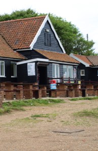 Cafe at Dunwich beach - Ruth's coastal walk