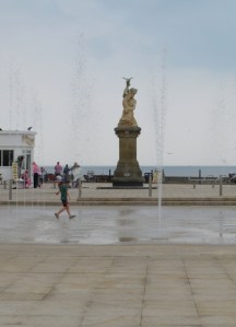 Fountains on Lowestoft Promenade, South - Ruth's coastal walk