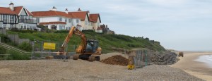 Thorpeness, houses under threat as coastline erodes - Ruth's coastal walk