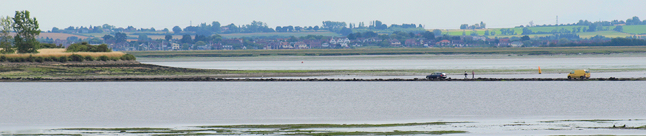 Osea Island causeway, Essex. Ruth's coastal walk