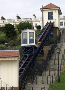 Southend Cliff Lift, Ruth's coastal walk.