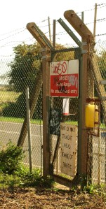 MoD warning sign, Ruth's coastal walk, Shoeburyness
