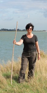 Snake stick, Ruth's coastal walk, Barling Marsh