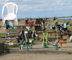 Decorated Gate, Ruths coastal walk