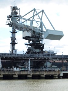 Jetty at Tilbury Power Station, Ruth's coastal walk, Essex.
