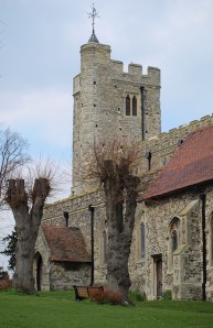 St Mary Magdalene Church in Gillingham Green, Ruths coastal walk.
