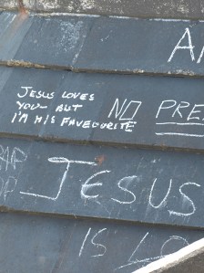 Broadstairs, Jesus loves you sign, Ruths coastal walk. Broadstairs, Jesus loves you sign, Ruths coastal walk.