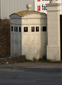 New Dr Who Tardis? Faversham. Ruths coastal walk.