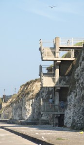 Steps up Walpole rocks, Kent, Ruths coastal walk.