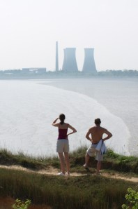 Richborough Power Station, Ruth's coastal walk, Kent.