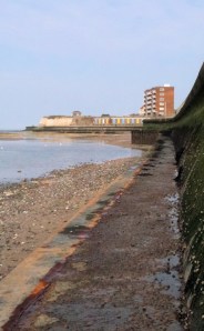 approaching Birchington, Ruths coastal walk