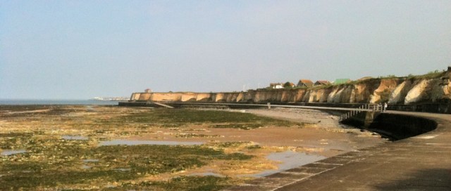 Cliffs towards Margate, Kent, Ruth's coastal walk