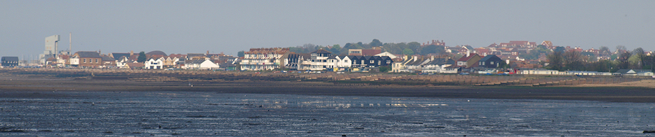 Whitstable in evening sunlight, Ruths coastal walk