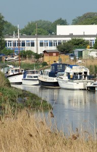 Sandwich Marina, Ruth's walk around the Coast, Kent.