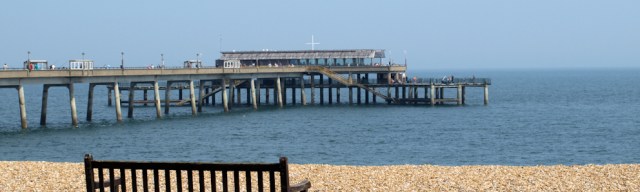 Deal Pier, Kent. Ruths coast walk around the UK