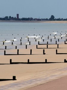 Littlestone-on-Sea from St Mary's Bay, Ruth's coastal walk.