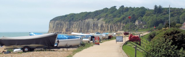 Cliff End, Sussex, Ruth walks the coast.