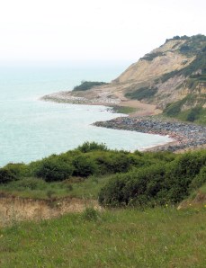 Fairlight Cove, Ruth's coastal walk, through Sussex