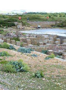 Tide Mills, ruins - near Seaford, Sussex, Ruths coastal walk.
