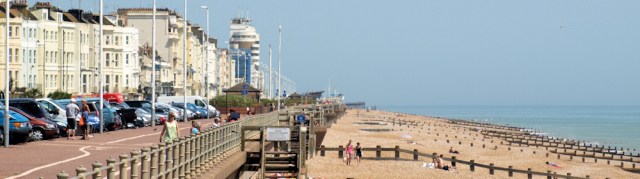 Promenade at Hastings - Ruth walks the coast, Sussex