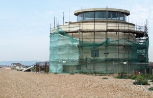 Martello Tower 55, Norman's Bay, Sussex. Ruths's coastal walk.