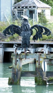 Sculpture1- Newhaven - Ruth's coast walk. Sculpture1- Newhaven - Ruth's coast walk.