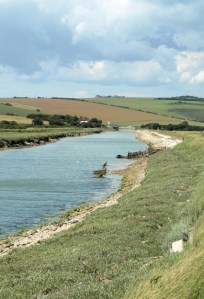 Towards Exceat Bridge, Seven Sisters' Country Park, Ruth's walk around the coast.