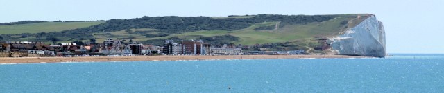 View back to Seaford, Ruths coast walk. View back to Seaford, Ruths coast walk.