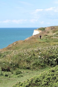 Walk along Harbour Heights, Newhaven, Sussex. Ruths coastal walk.