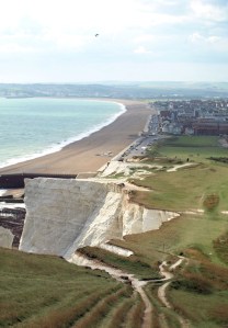 View towards Seaford, Ruth's coastal walk in Sussex