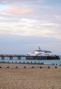 Sunset, Eastbourne Pier - Ruths coastal walk. Sunset, Eastbourne Pier - Ruths coastal walk.