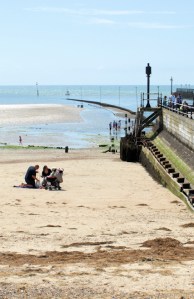 Harbour entrance, Littlehampton, Sussex. Ruth's coast walk.