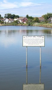 Slipper Mill Pond, Ruth walks around the coast (1)