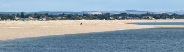 Shingle beach, looking back towards Bognor, Ruth's coastal walk.