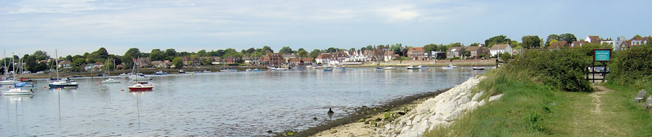 Towards Emsworth from Thorney Island, Ruth's coastal walk