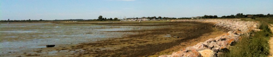 Looking towards Prinsted, Ruth's coastal walk in West Sussex