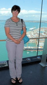 Ruth up Spinnaker Tower