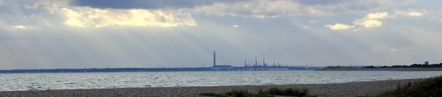 view towards Hythe, Ruth's coastal walk