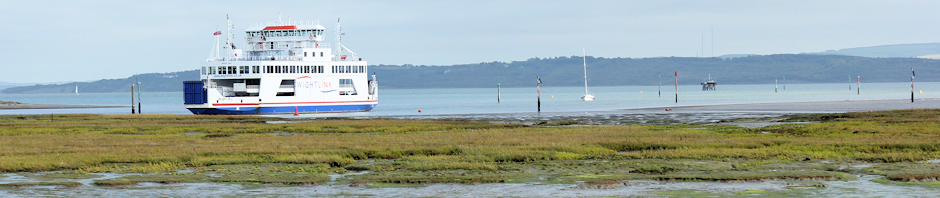 Header - Isle of Wight Ferry, from Lymington.