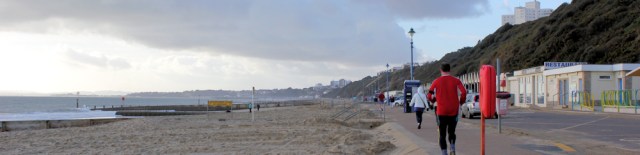 Bournemouth Promenade, Ruth's coastal walk, UK