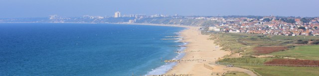 09 looking towards Bournemouth - Ruth walks around the coast of the UK looking towards Bournemouth - Ruth walks around the coast of the UK