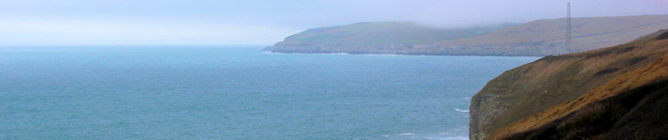 Header - Durlston Head to Chapman's Pool, Ruth's coast walk.