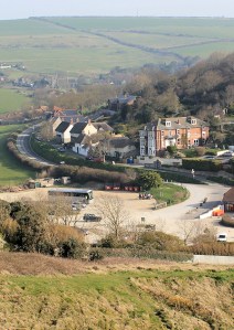 01 Lulworth village itself, walking the coast, Ruth Livingstone