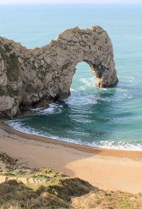 Durdle Door - Dorset. Ruth walks the South West Coast Path