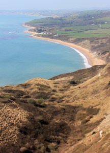 Ringstead Bay - view, Ruth's coastal walk, through Dorset.