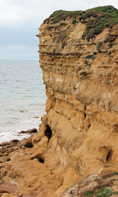 Burton Cliff, Ruth walks the South West Coast path, Dorset
