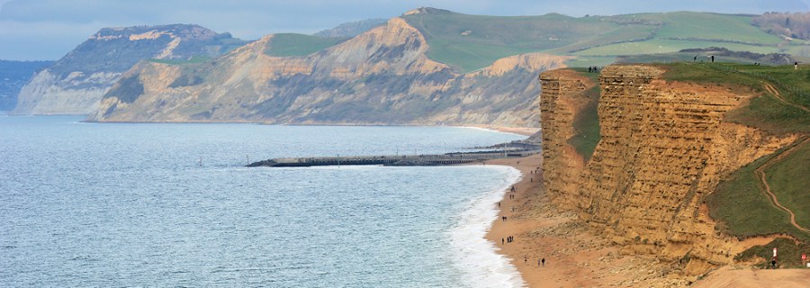 East Ebb towards Golden Cap, Ruths coast walk.