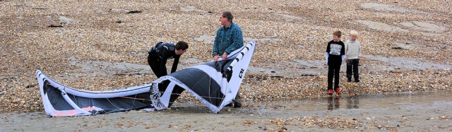 kite on the beach of Lyme Regis - Ruth's coastal walk around UK